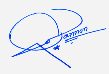 Shannon Name Cursive Handwritten Signature Style Ideas