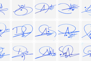 Cursive Name Writing Signature Ideas