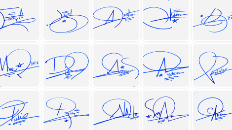 Cursive Name Writing Signature Ideas