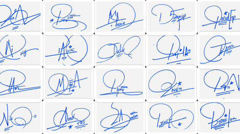 Name in signature Cursive Signature Ideas