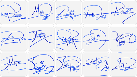 Cursive Handwriting Signature Ideas