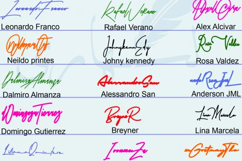 Online Name Signature