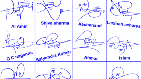 Online Different Name Signature