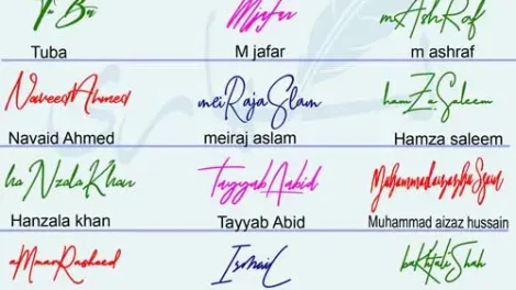 Different Signature Styles