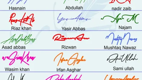 Different Names Signature Collection